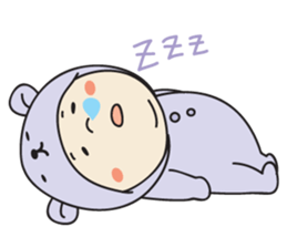 Costume baby Yamato-kun sticker #9235975