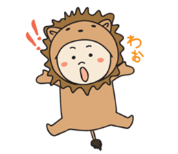 Costume baby Yamato-kun sticker #9235988