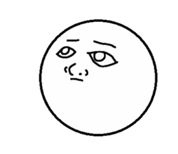 Funny face Pictorial book3 sticker #9236282