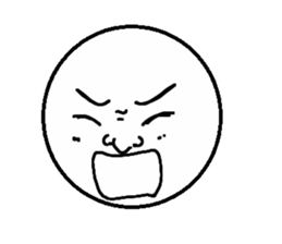 Funny face Pictorial book3 sticker #9236285