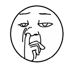 Funny face Pictorial book3 sticker #9236286