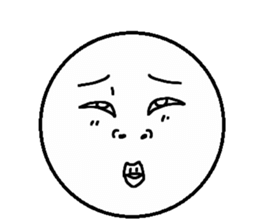 Funny face Pictorial book3 sticker #9236287