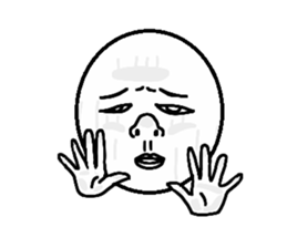 Funny face Pictorial book3 sticker #9236296