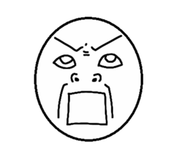 Funny face Pictorial book3 sticker #9236297