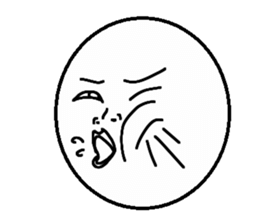 Funny face Pictorial book3 sticker #9236301