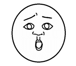 Funny face Pictorial book3 sticker #9236302