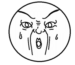 Funny face Pictorial book3 sticker #9236304