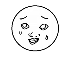 Funny face Pictorial book3 sticker #9236306