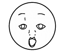 Funny face Pictorial book3 sticker #9236309