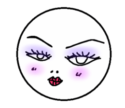 Funny face Pictorial book3 sticker #9236310