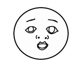 Funny face Pictorial book3 sticker #9236312