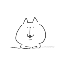 soboku na cat sticker #9236350