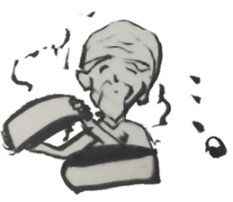 Old Stories of Japan(Writing brush) sticker #9236895