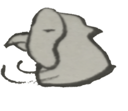 Old Stories of Japan(Writing brush) sticker #9236914