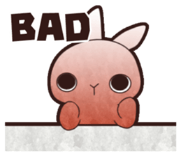 A cheeky rabbit (ENG) sticker #9237083