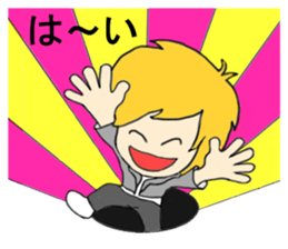 Blonde hair story sticker #9237160