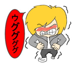 Blonde hair story sticker #9237161