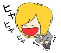 Blonde hair story sticker #9237163