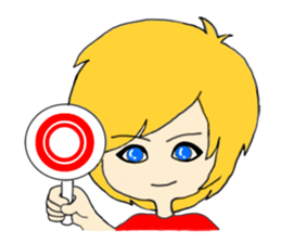 Blonde hair story sticker #9237172