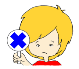 Blonde hair story sticker #9237173