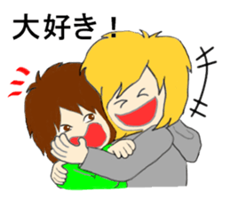 Blonde hair story sticker #9237180