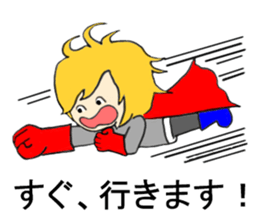 Blonde hair story sticker #9237185