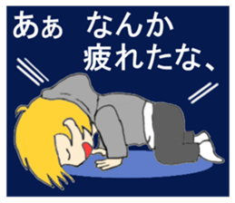 Blonde hair story sticker #9237191