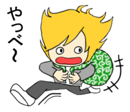 Blonde hair story sticker #9237192