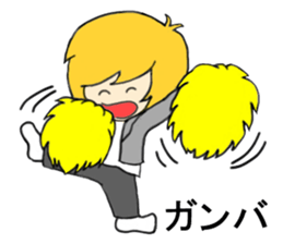 Blonde hair story sticker #9237193