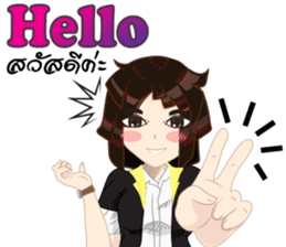 Cartoon Girl anime drawing v.update02 sticker #9237520