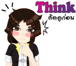 Cartoon Girl anime drawing v.update02 sticker #9237521