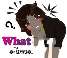 Cartoon Girl anime drawing v.update02 sticker #9237526