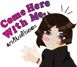 Cartoon Girl anime drawing v.update02 sticker #9237534