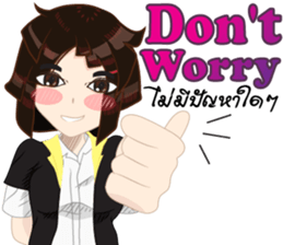 Cartoon Girl anime drawing v.update02 sticker #9237535