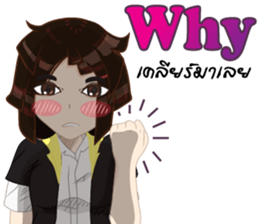 Cartoon Girl anime drawing v.update02 sticker #9237537