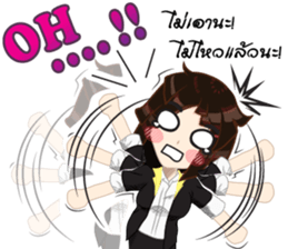 Cartoon Girl anime drawing v.update02 sticker #9237543