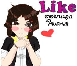 Cartoon Girl anime drawing v.update02 sticker #9237545