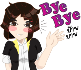 Cartoon Girl anime drawing v.update02 sticker #9237559