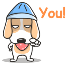 Pup the Magic Beagle sticker #9237813