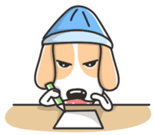 Pup the Magic Beagle sticker #9237823