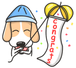 Pup the Magic Beagle sticker #9237837