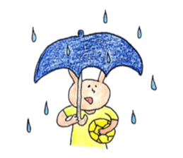 handball rabibit sticker #9237848