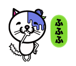 Ears blueberry cat sticker #9237885
