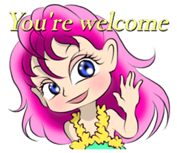 Anela the Hawaiian Angel 2 sticker #9238162