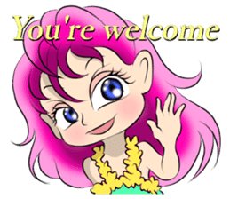 Anela the Hawaiian Angel 2 sticker #9238162