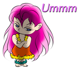 Anela the Hawaiian Angel 2 sticker #9238177