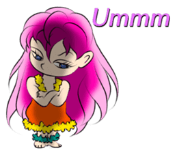 Anela the Hawaiian Angel 2 sticker #9238177