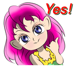 Anela the Hawaiian Angel 2 sticker #9238191