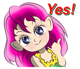 Anela the Hawaiian Angel 2 sticker #9238191