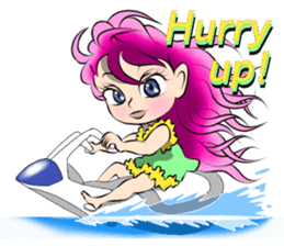 Anela the Hawaiian Angel 2 sticker #9238193
